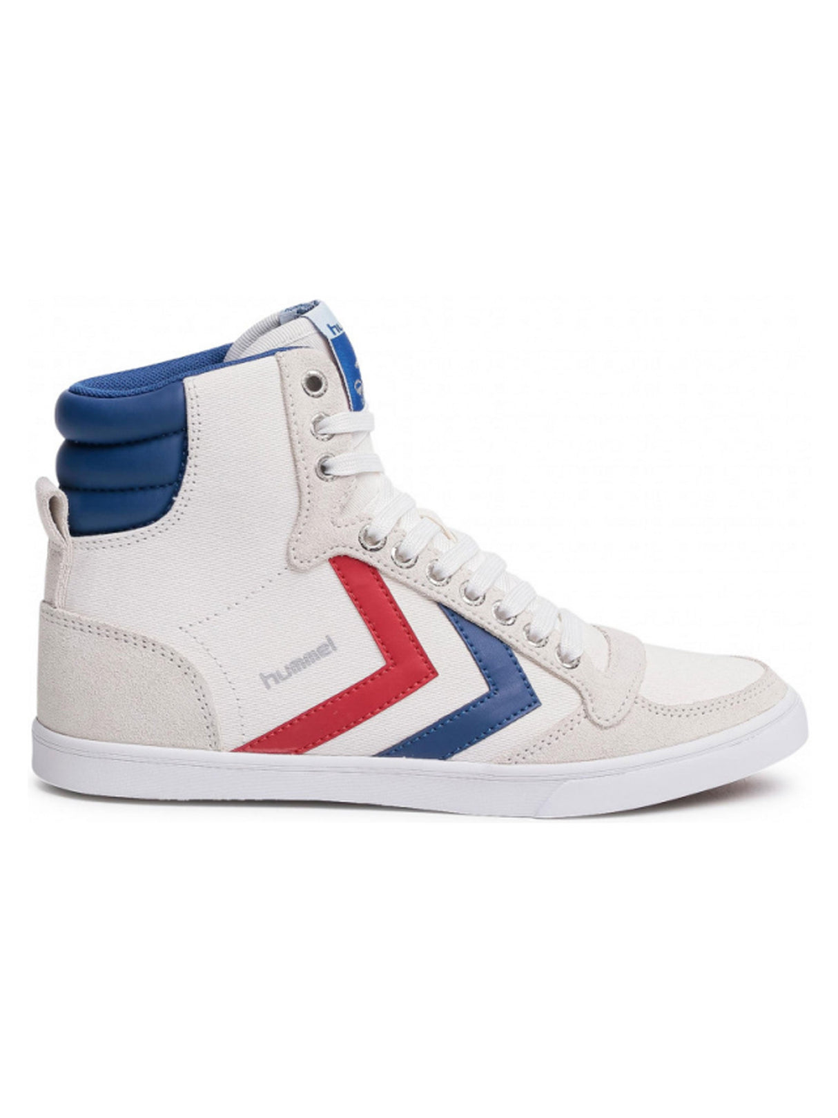 Women's Brand Logo Patched High Sneakers,White