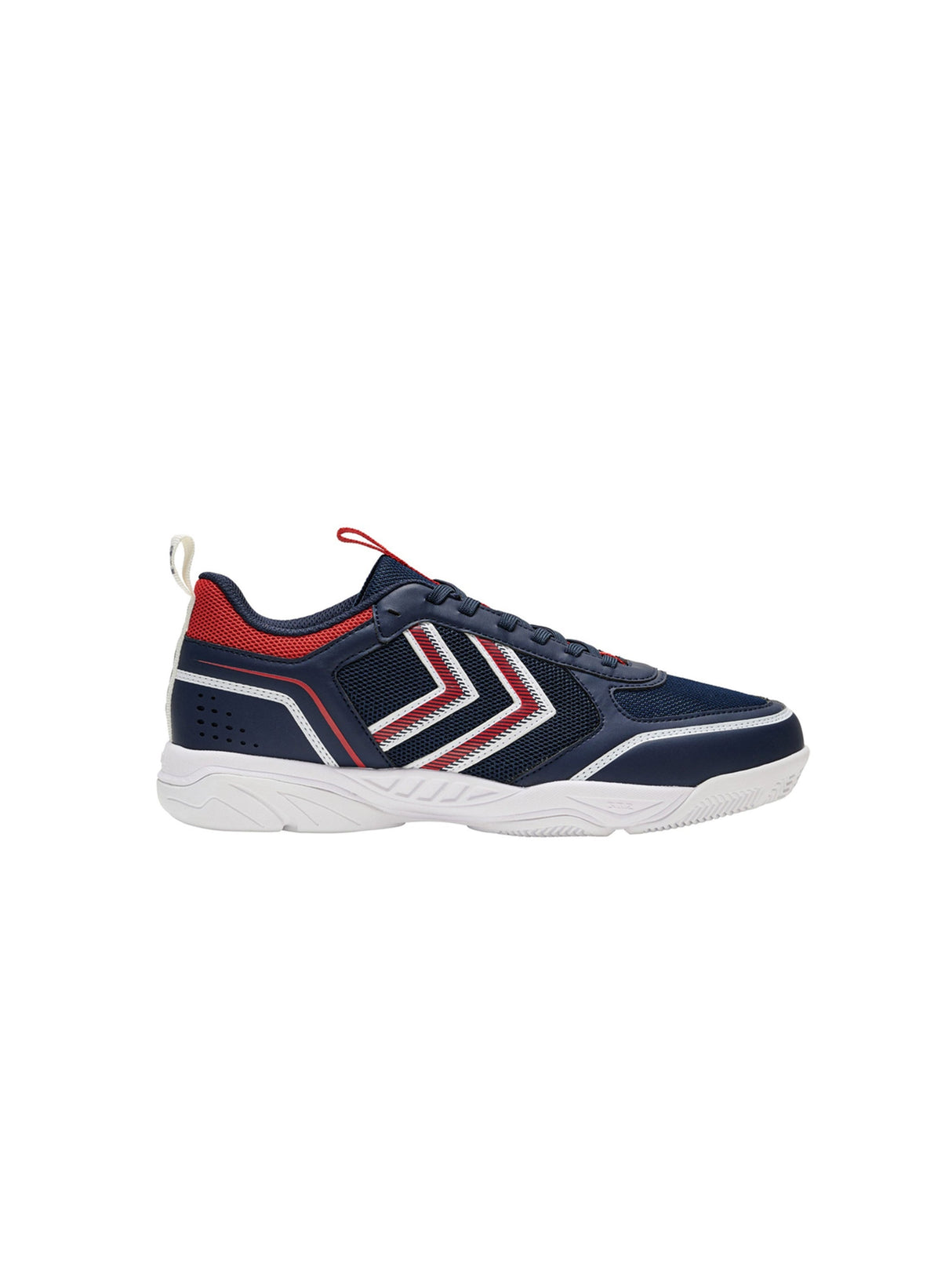 Image for Men's Brand Logo Printed Running Shoes,Navy/Red