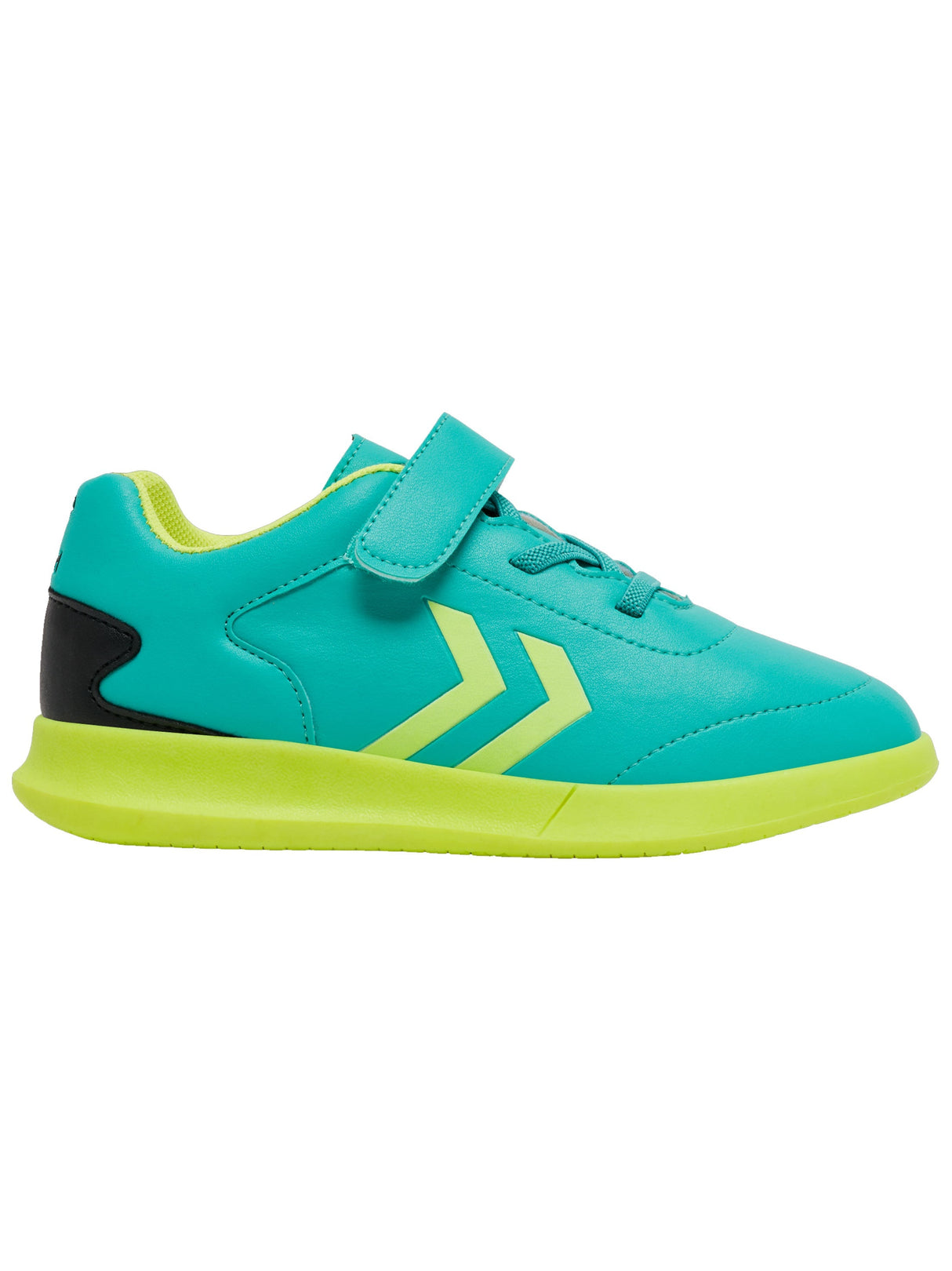 Kids Boy's Brand Logo Printed Sneakers,Aqua/Yellow