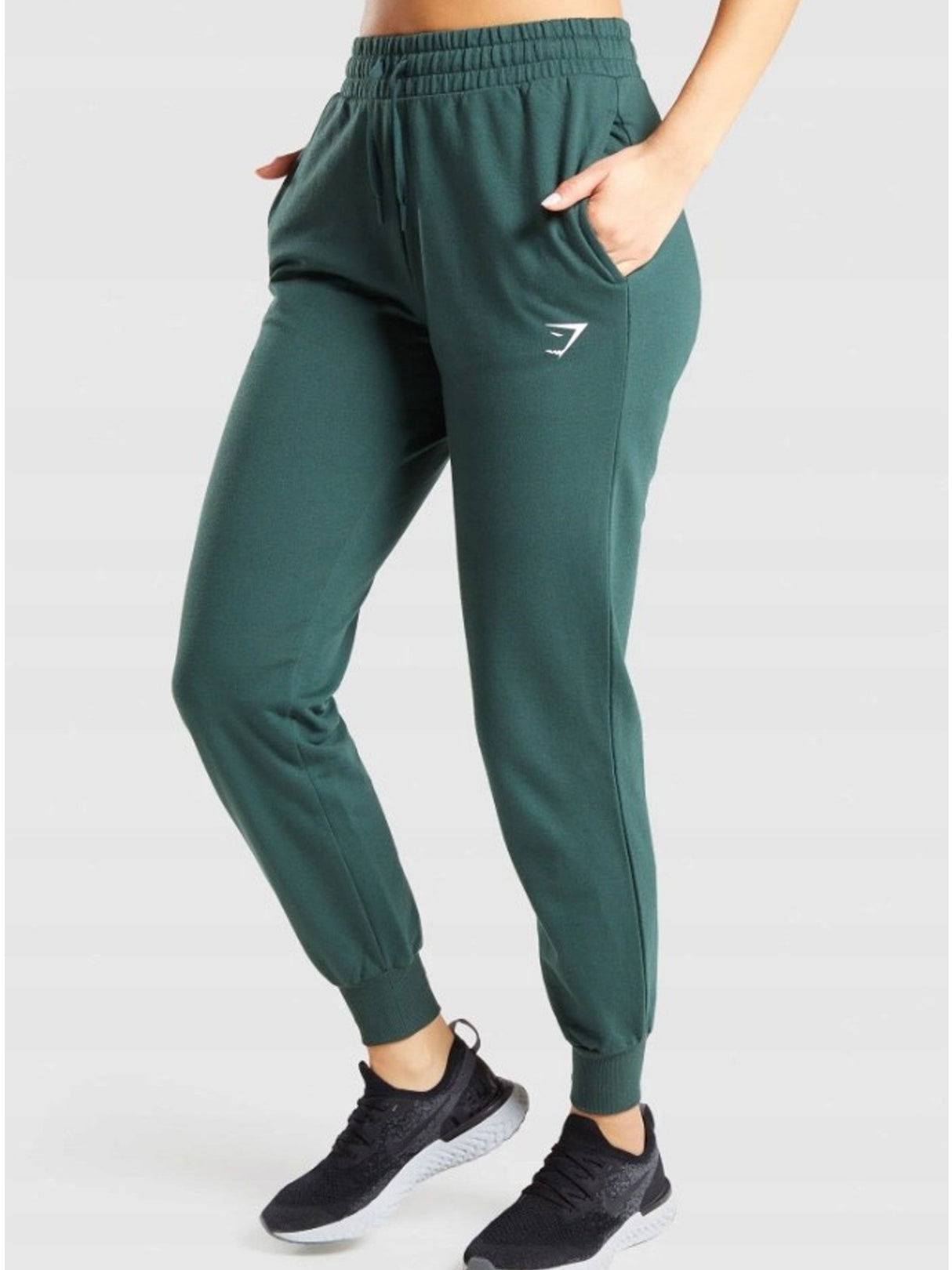 Women's Brand Logo Printed Sweatpants,Dark Green