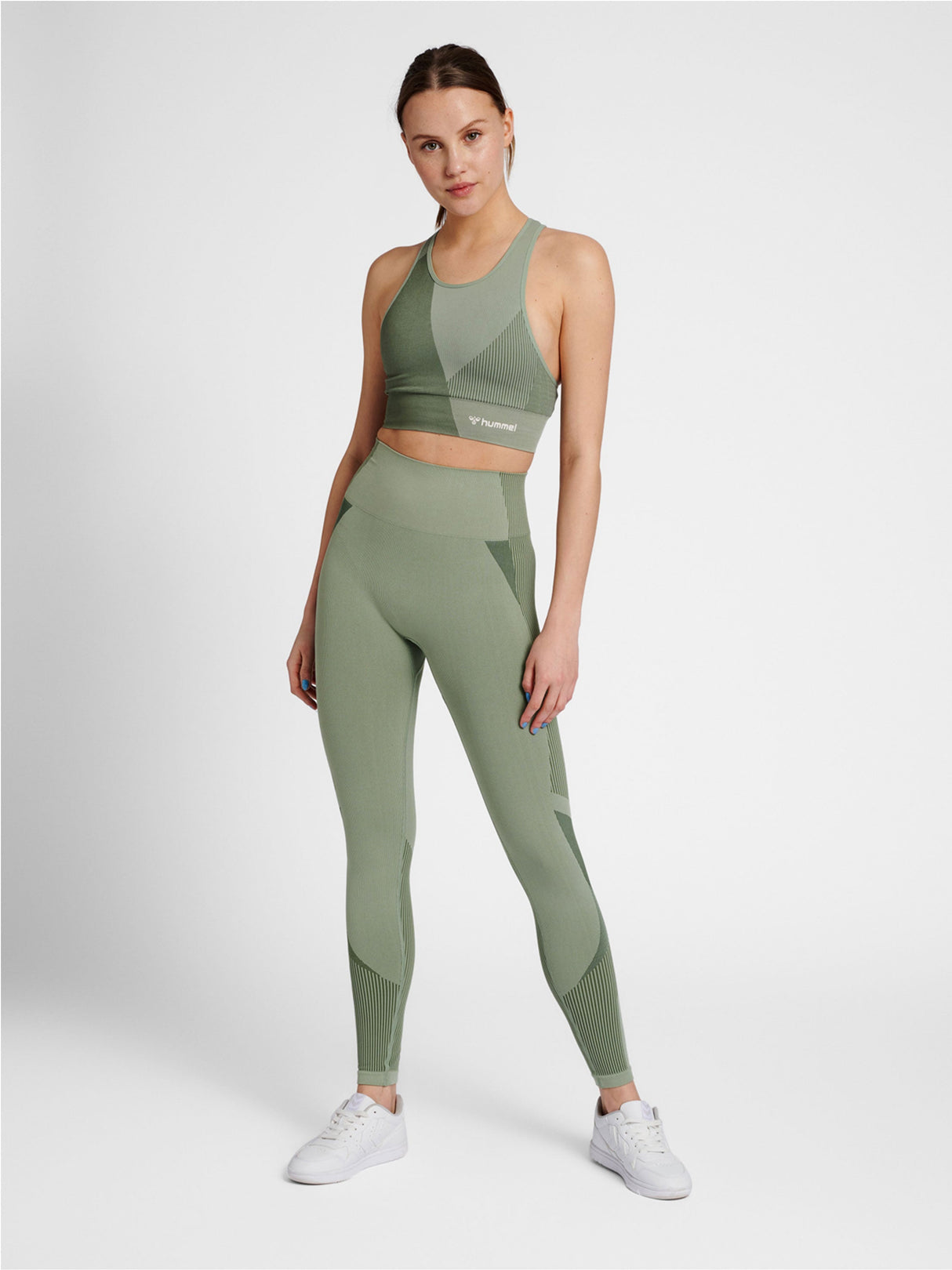 Women's Textured Leggings,Green