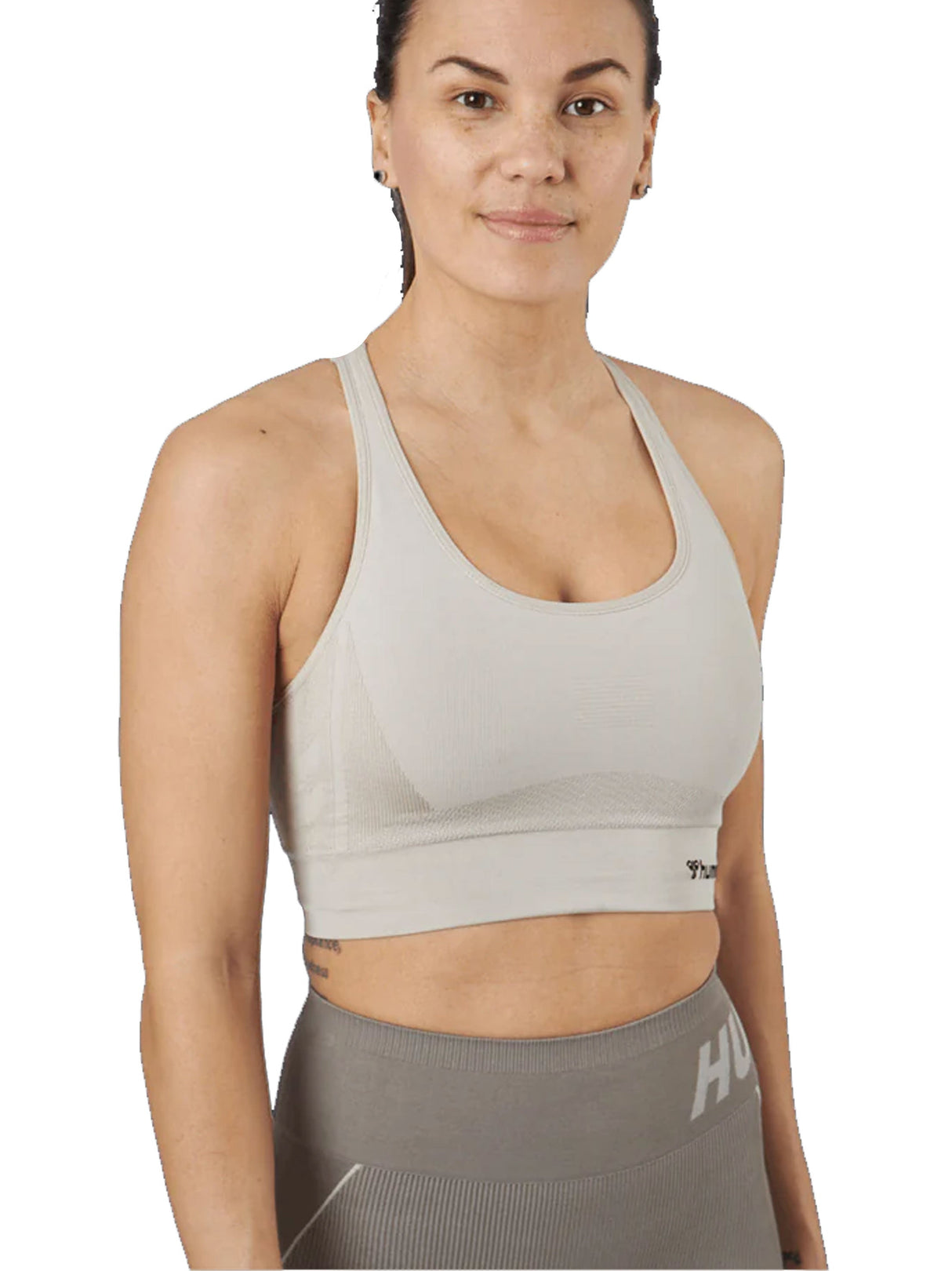 Women's Textured Sport Top,Beige