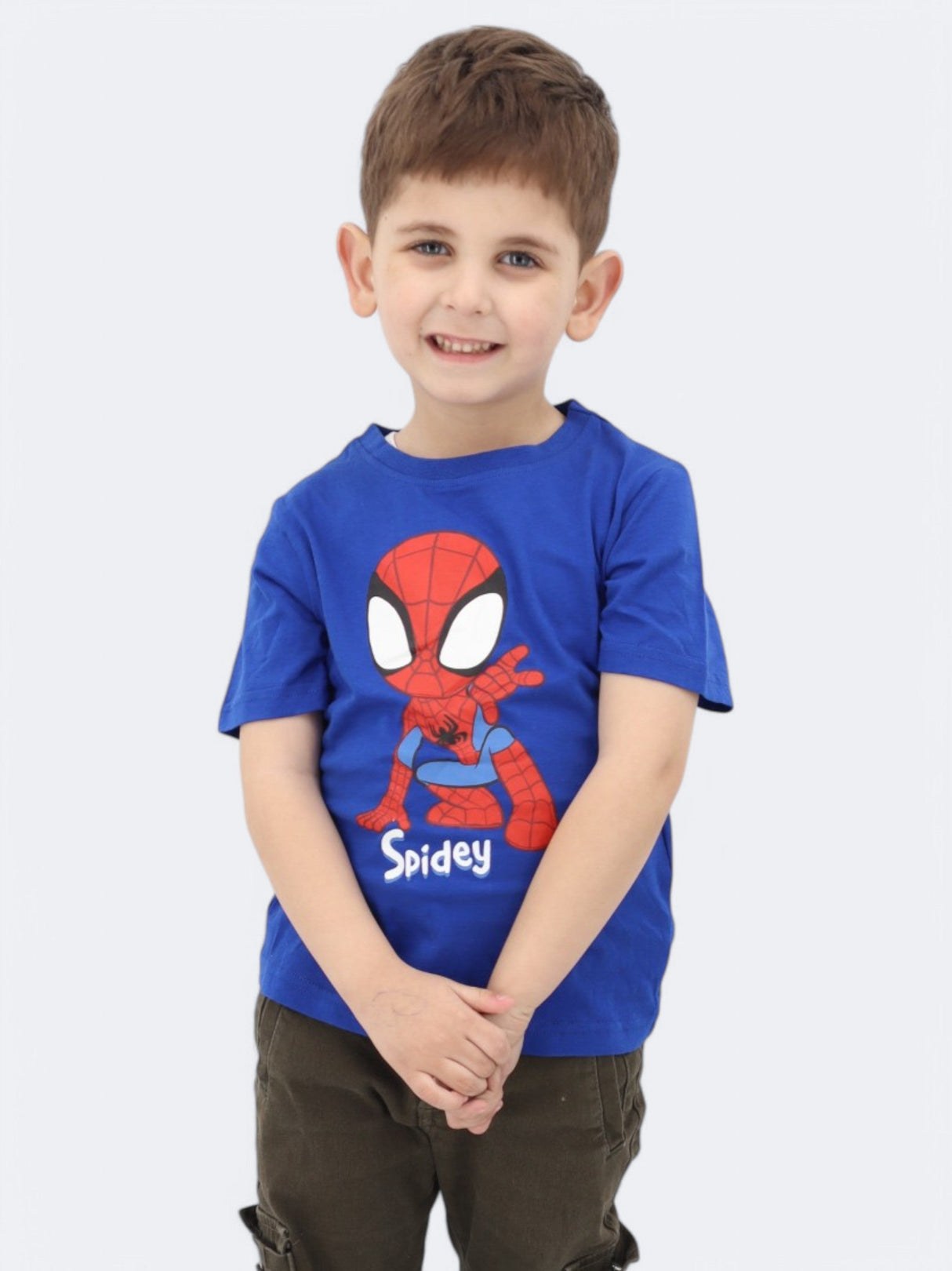 Kids Boy's Graphic Printed T-Shirt,Blue