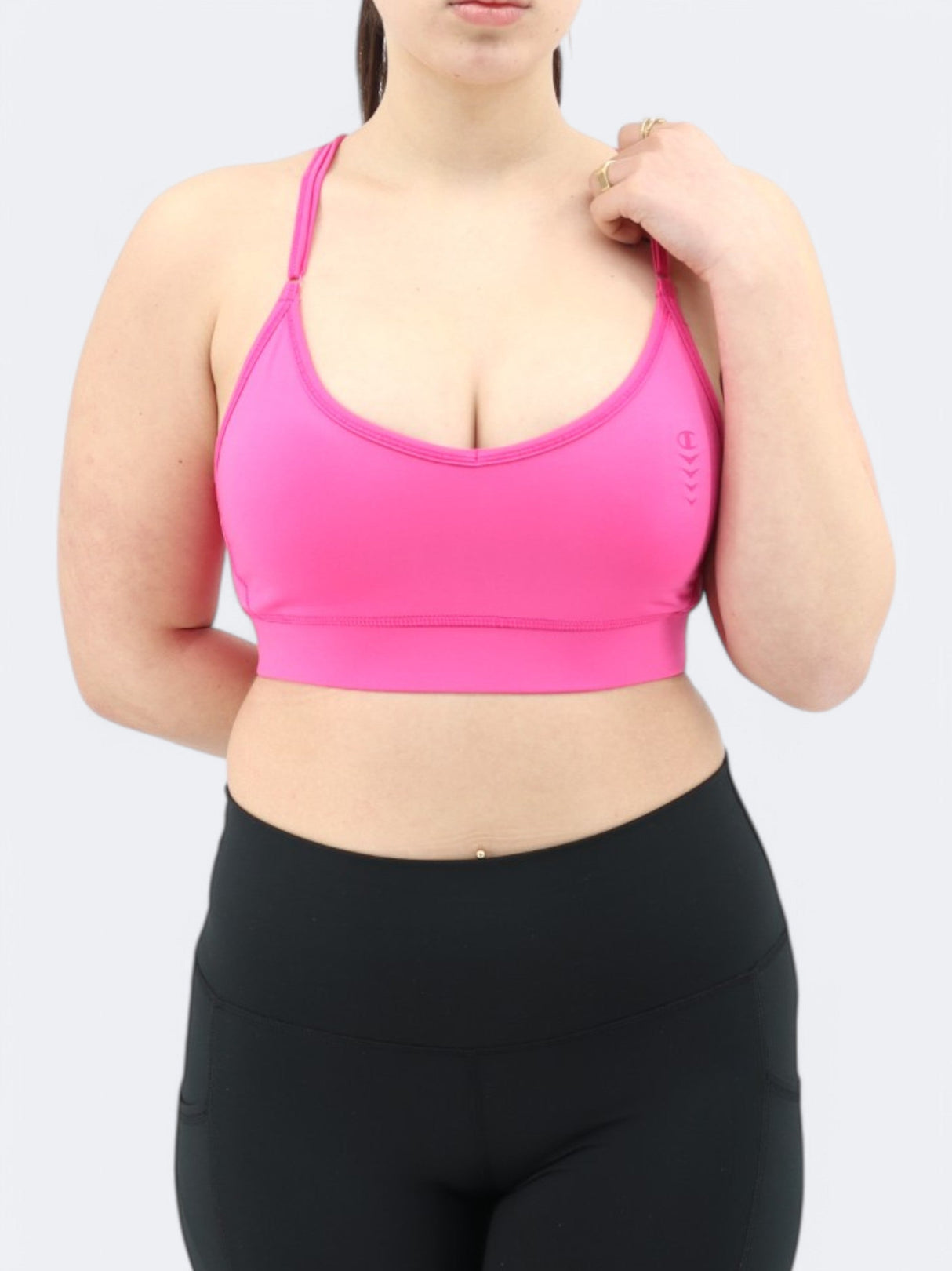 Women's Sports Cropped Top,Pink