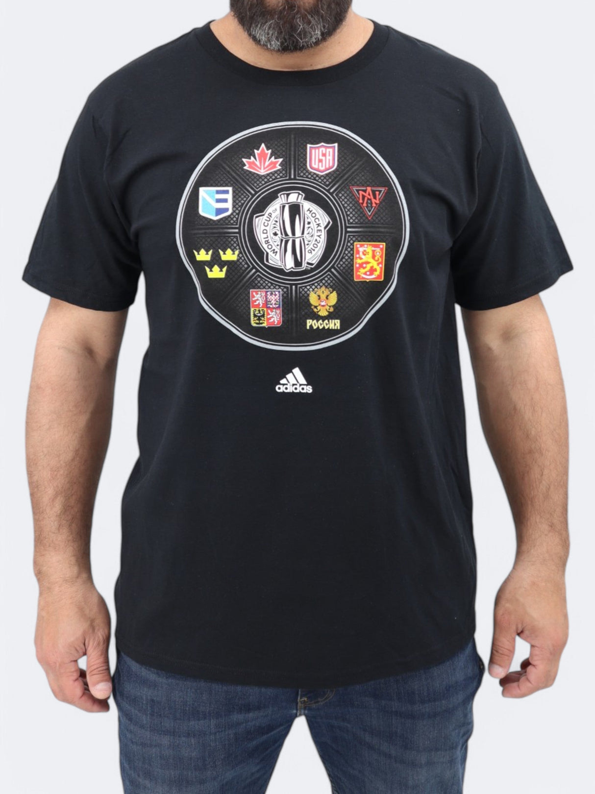 Men's Graphic Printed T-Shirt,Black