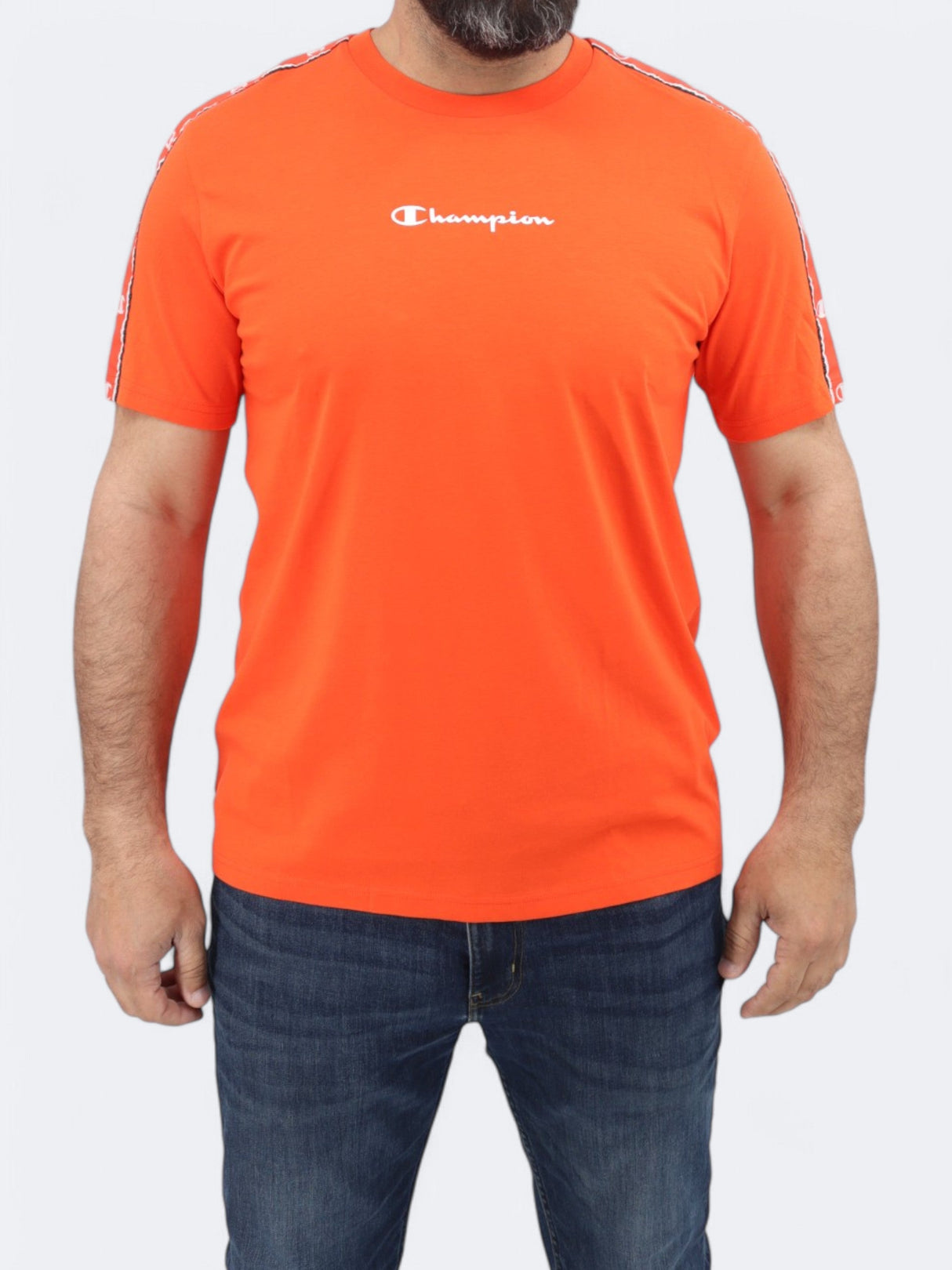 Men's Printed T-Shirt,Orange