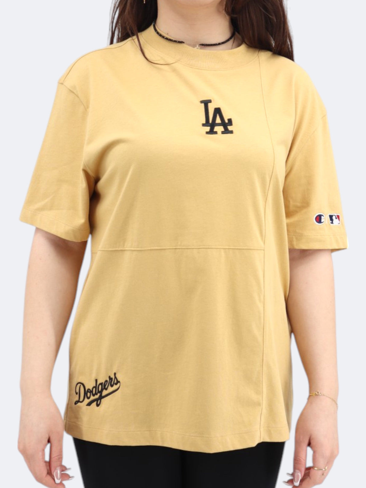 Women's Embroidered T-Shirt,Termite Beige