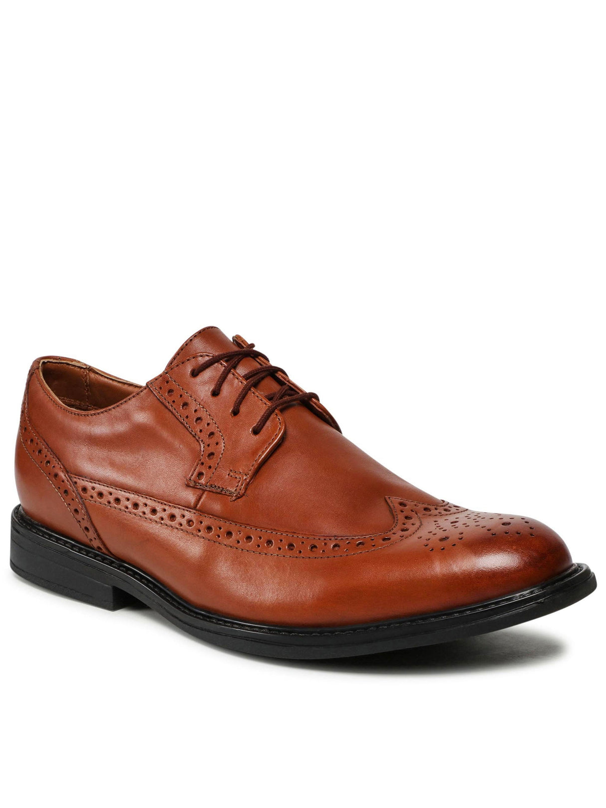Men's Textured Oxford Shoes,Brown