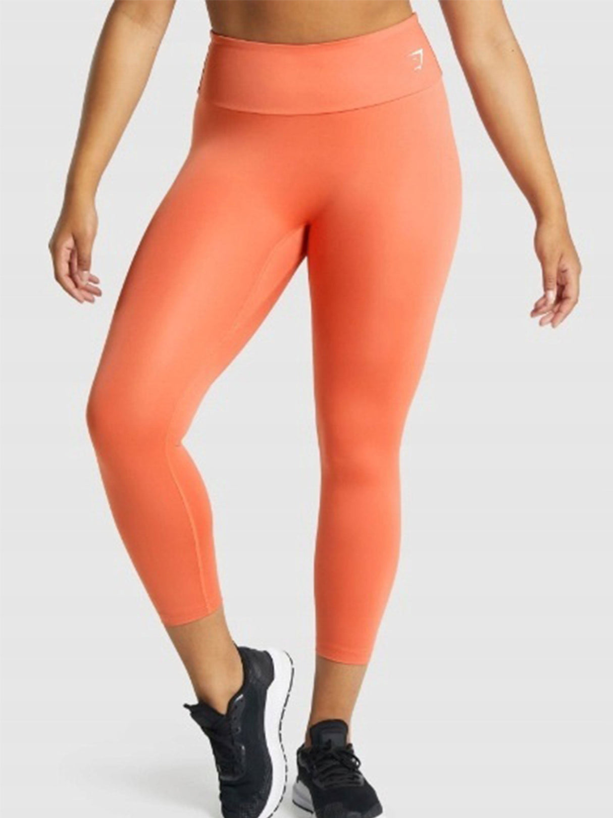 Women's Brand Logo Printed Leggings,Orange