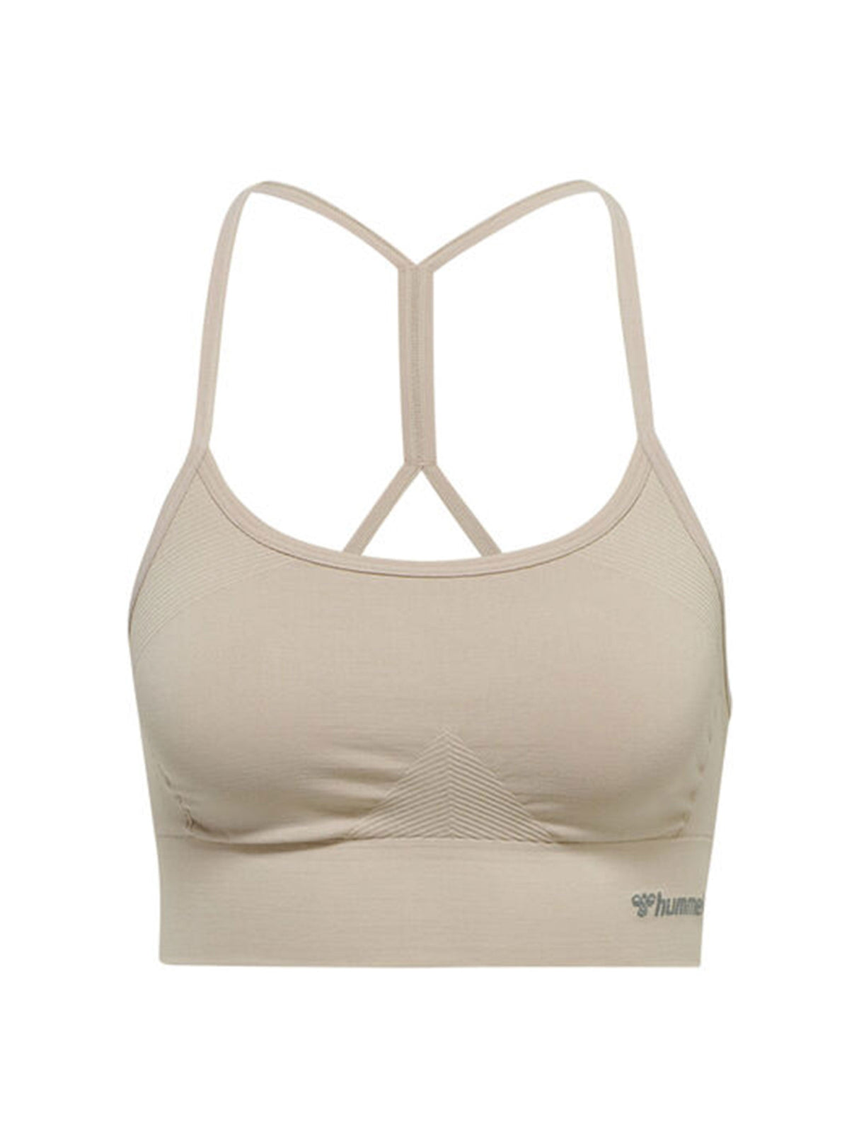 Women's Cropped Sports Top,Beige