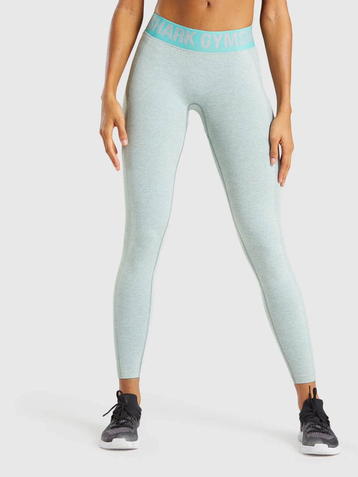 Women's Textured Leggings,Mint Green