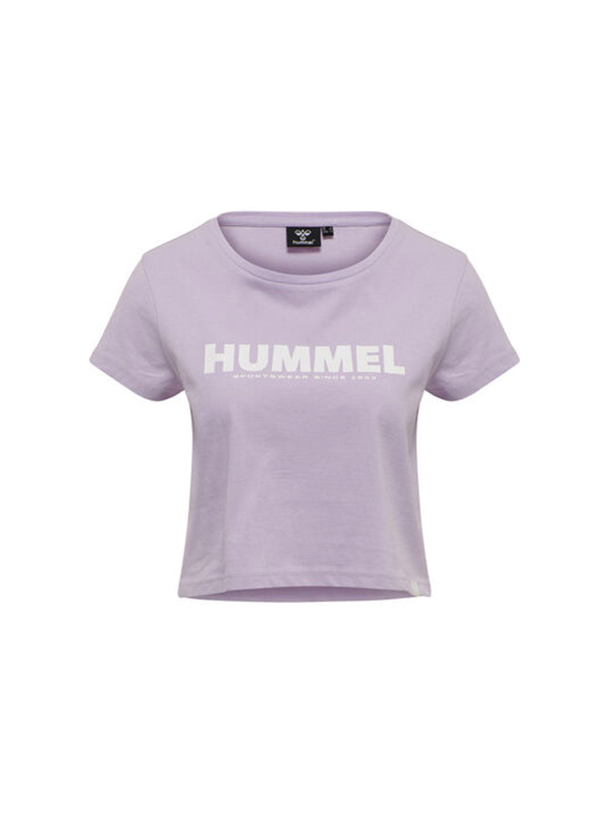 Women's Printed Cropped T-Shirt,Lilac