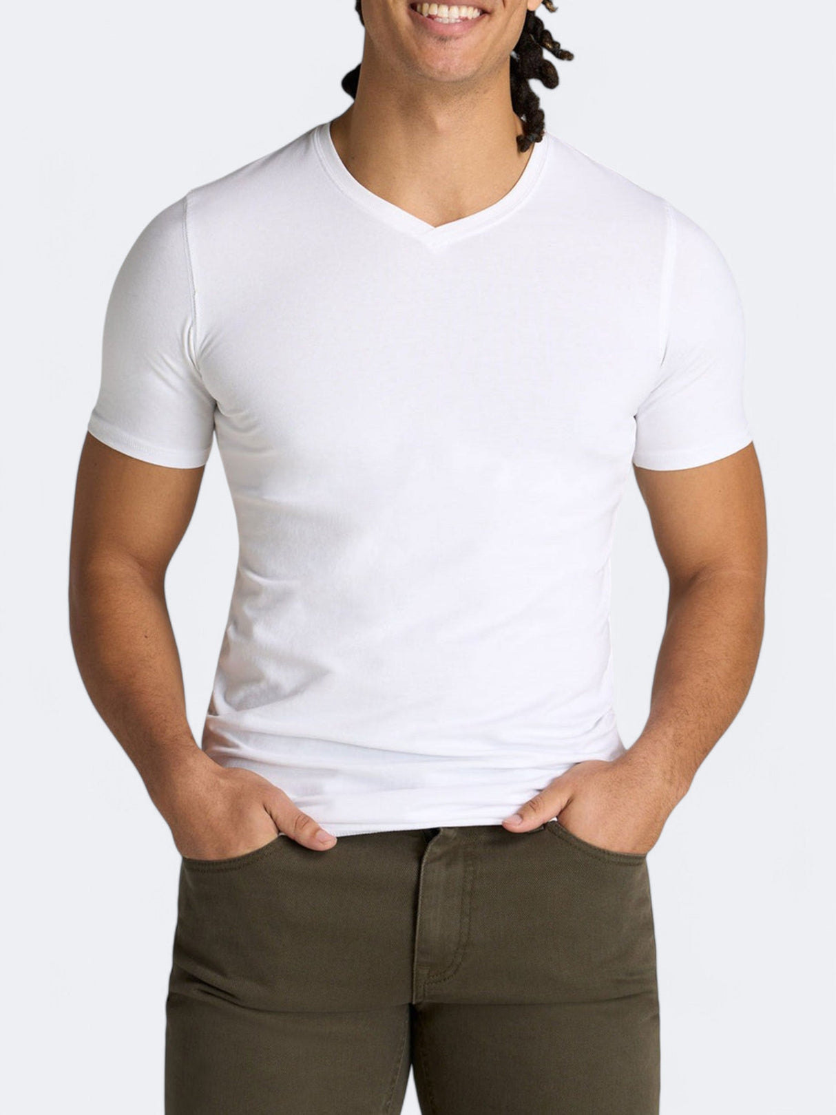 Men's Plain T-Shirt,White