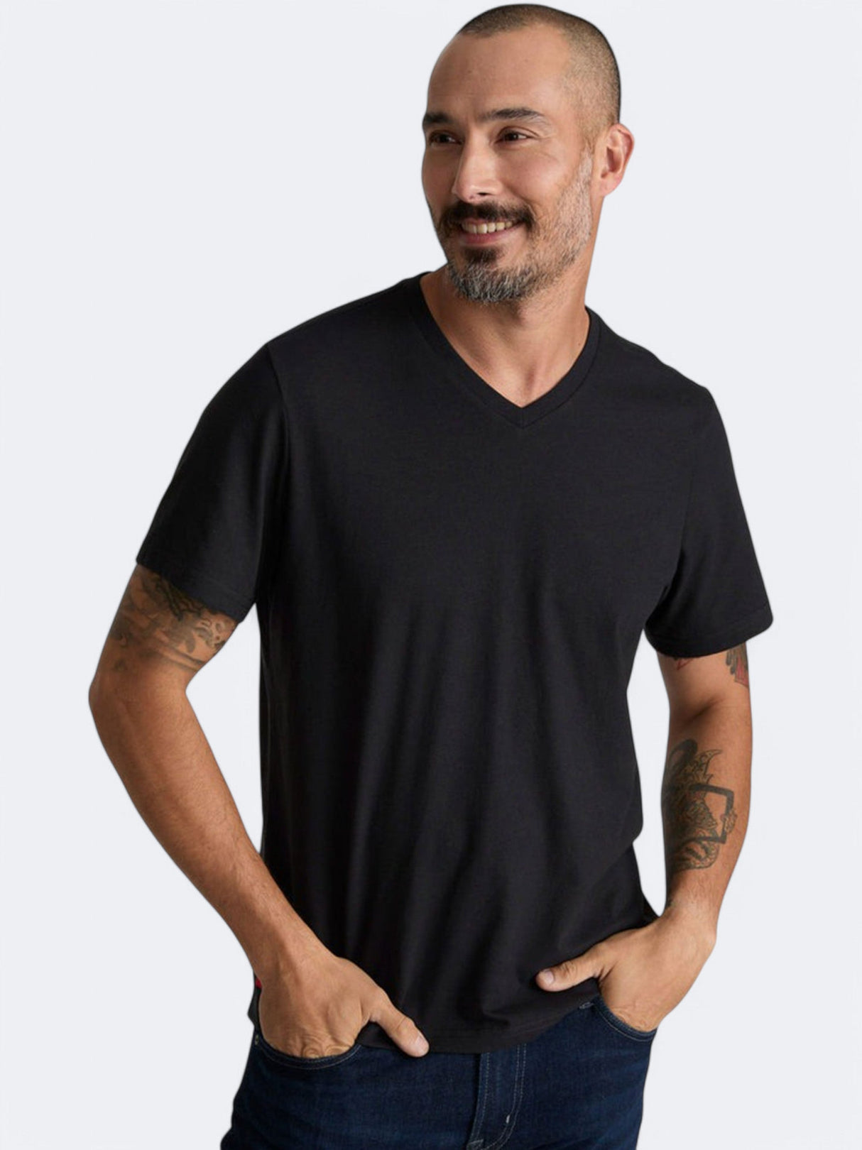 Men's Plain T-Shirt,Black