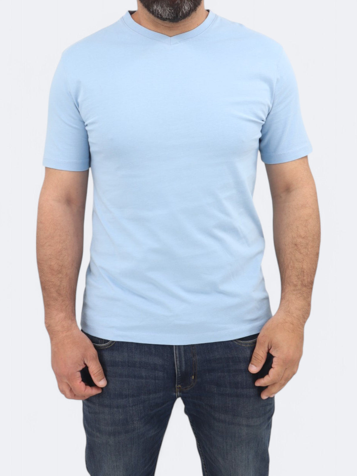 Men's Plain T-Shirt,Blue