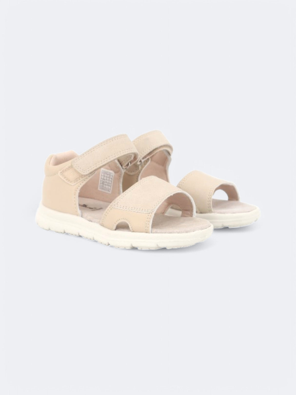 Kids Girl's Plain Sandals,Beige