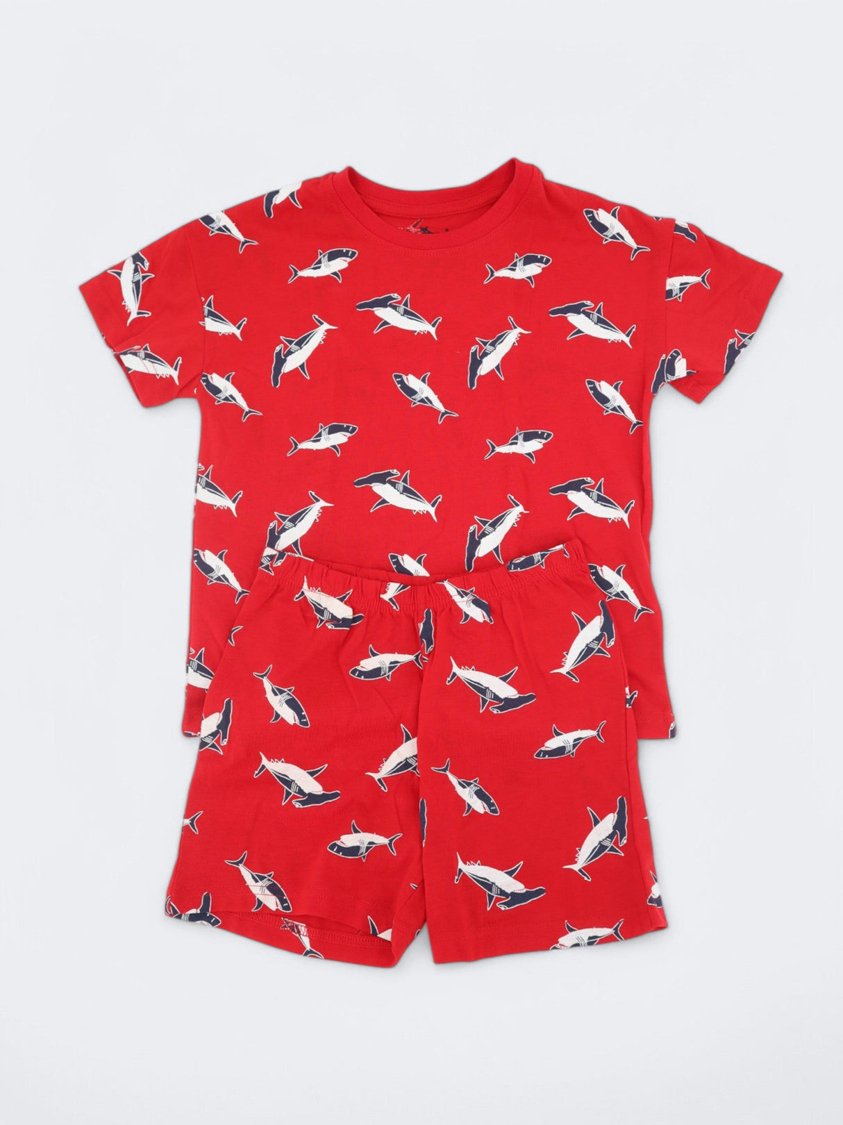 Image for Kid's Boy's Graphic Printed 2Pcs T-Shirt & Short Set,Red