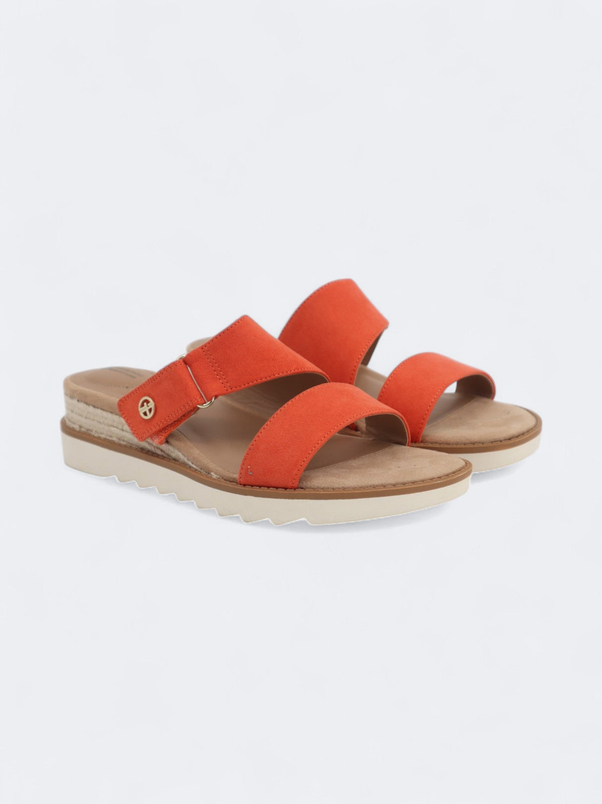Image for Women's Textured Slippers,Orange