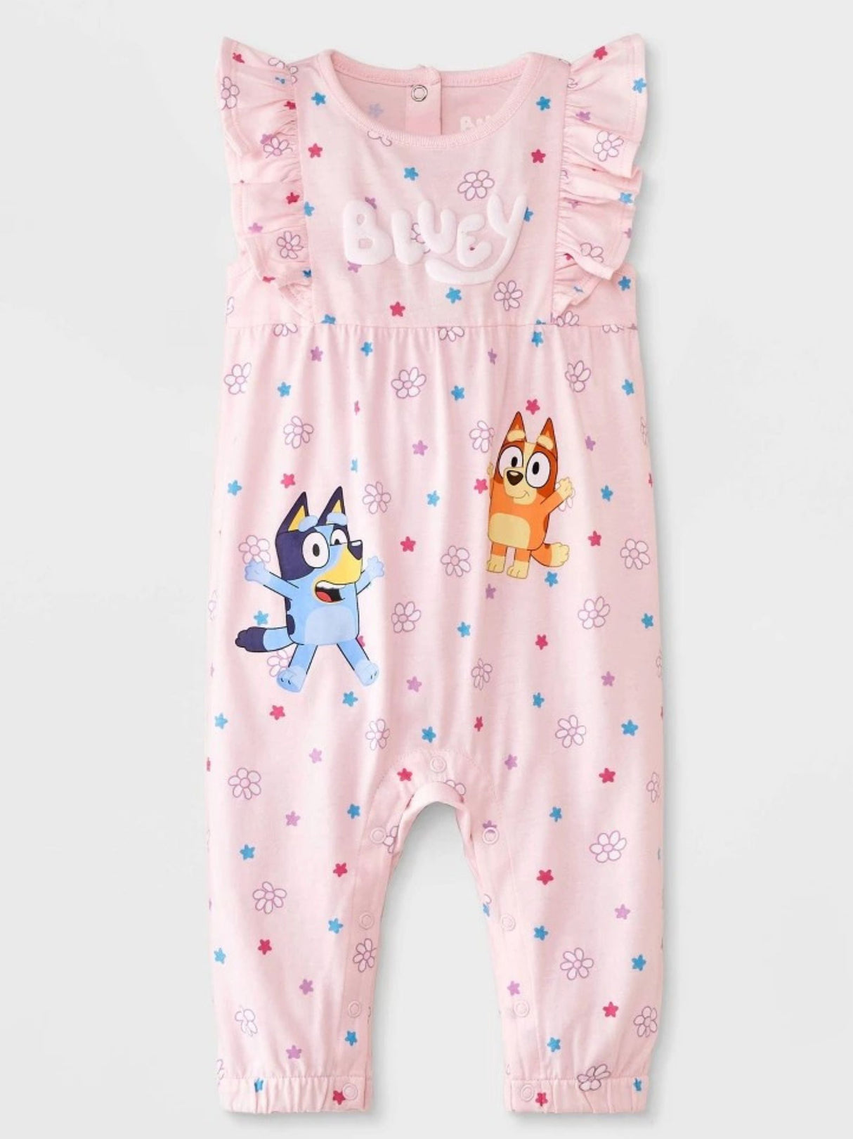 Image for Kid's Girl's Graphic Printed Jumpsuit,Rose