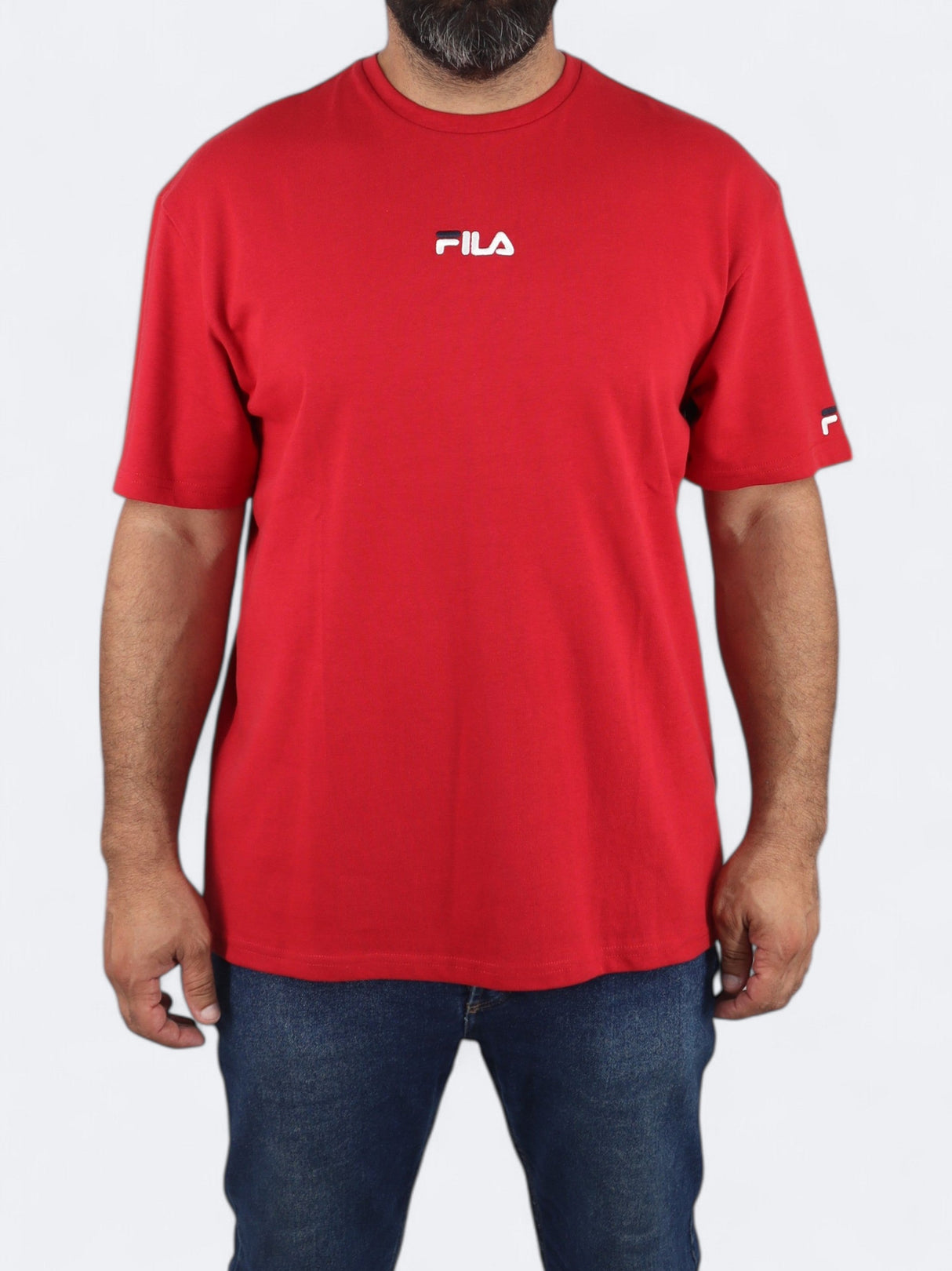 Image for Men's Logo Printed T-Shirt,Red