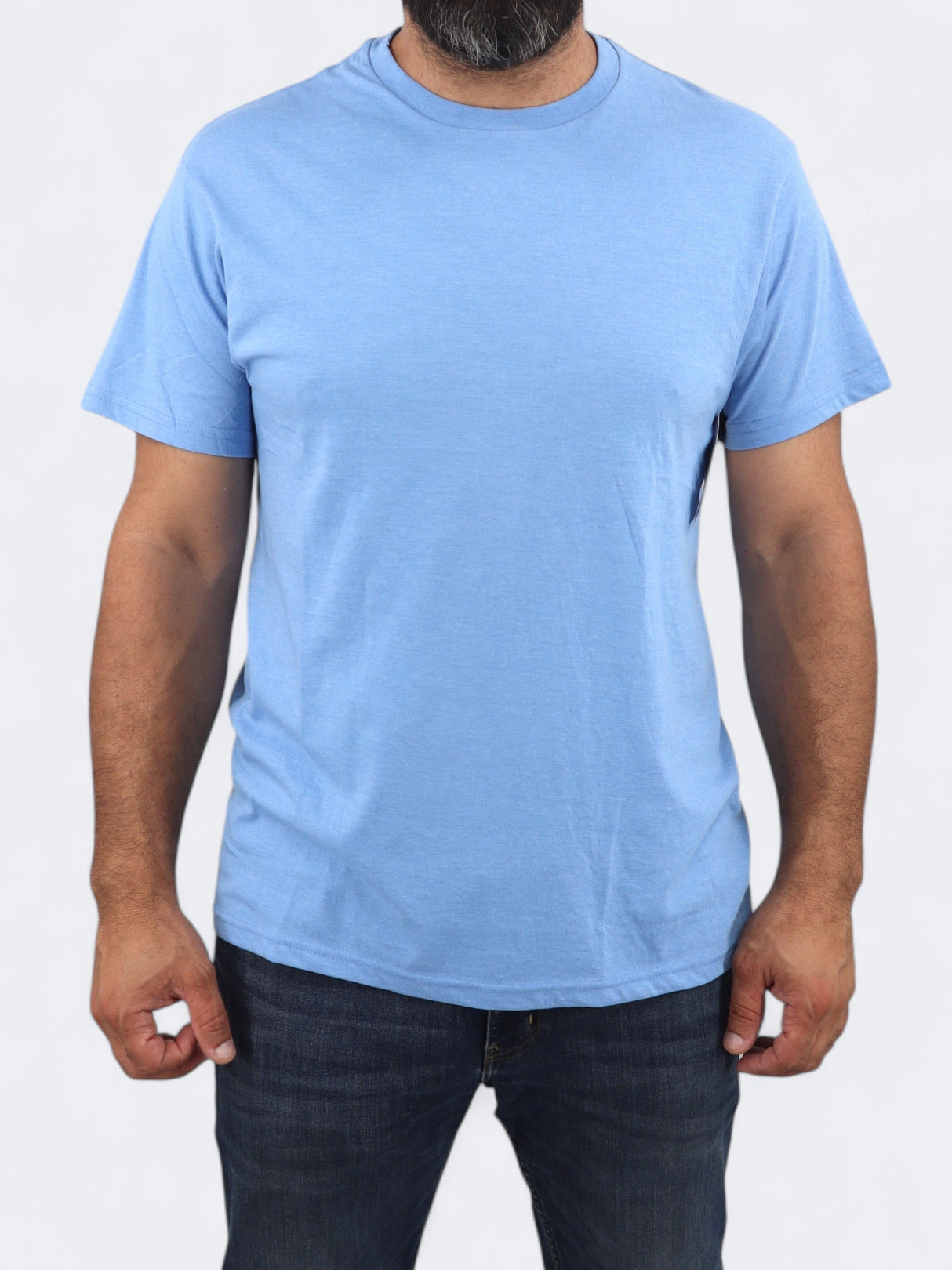 Image for Men's Plain T-Shirt,Blue