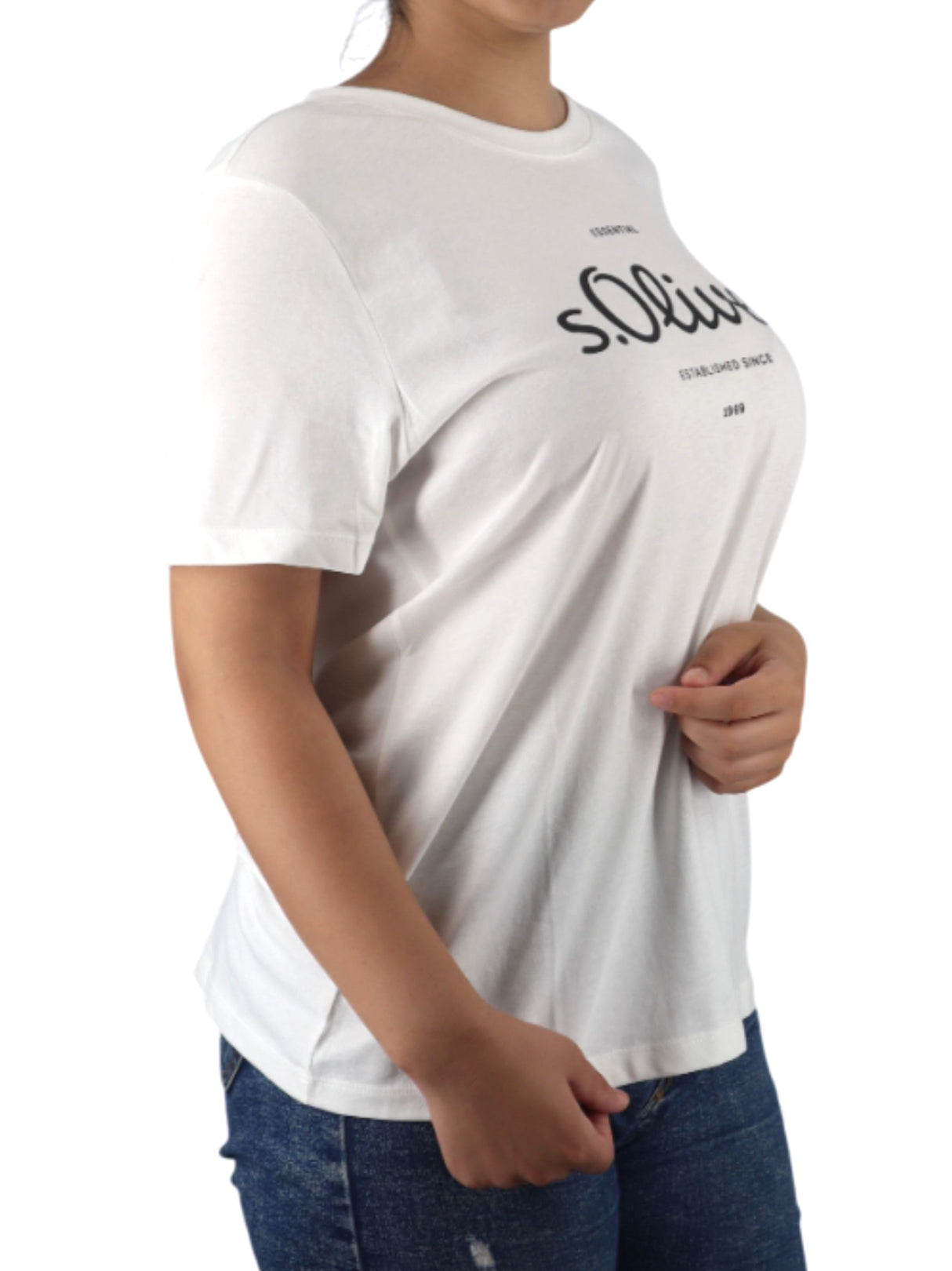 Image for Women's Printed T-Shirt,White