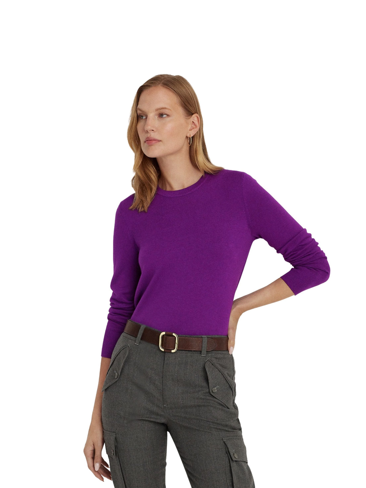 Women's Plain Top,Purple