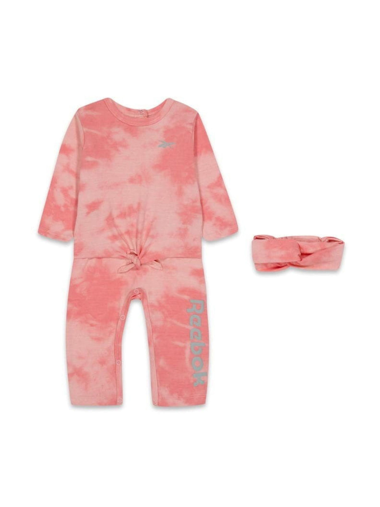 Kids Girl's Wavy Printed Jumpsuit Hair Band,Rose