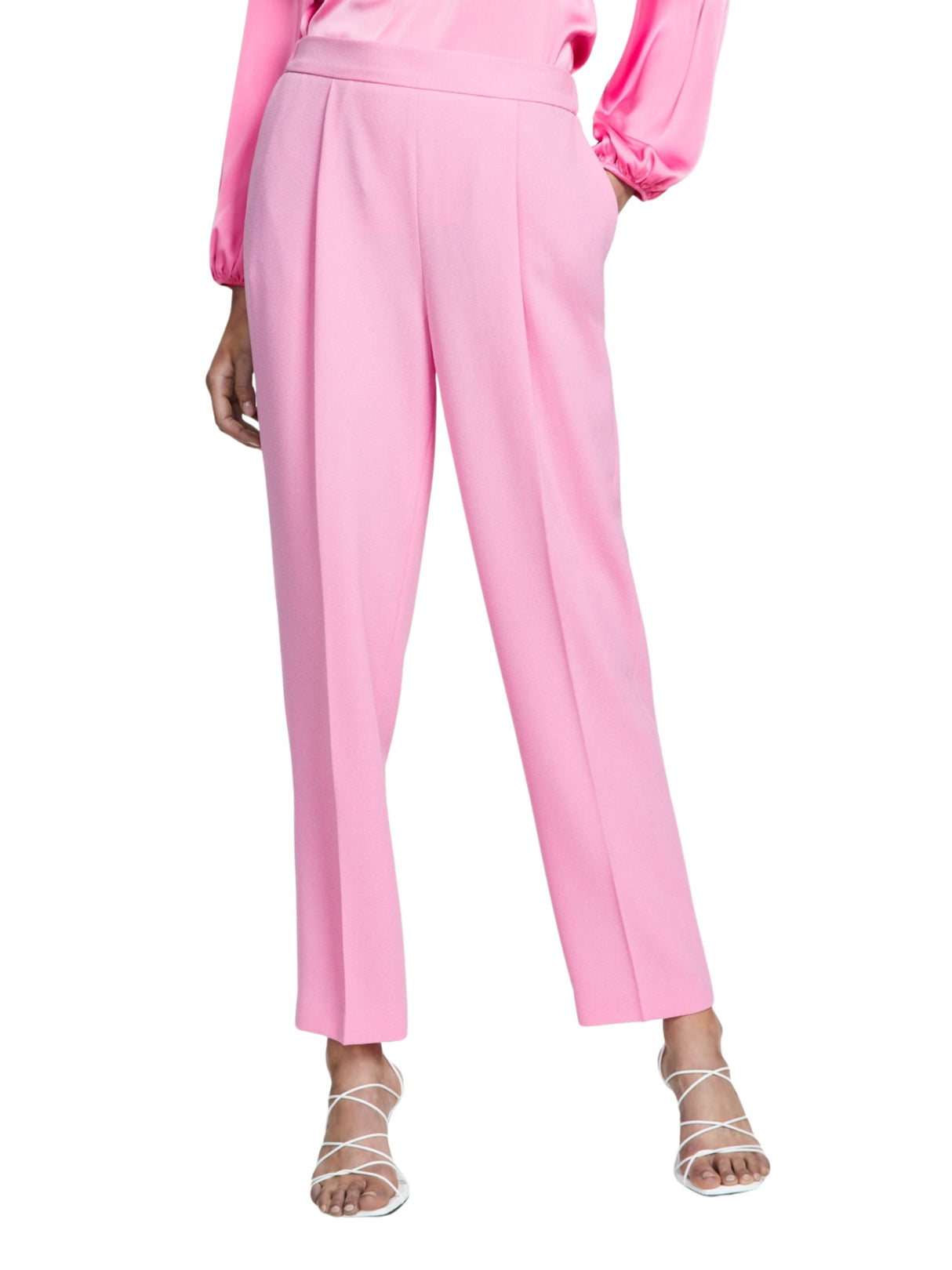 Women's Textured Wide Pant,Rose