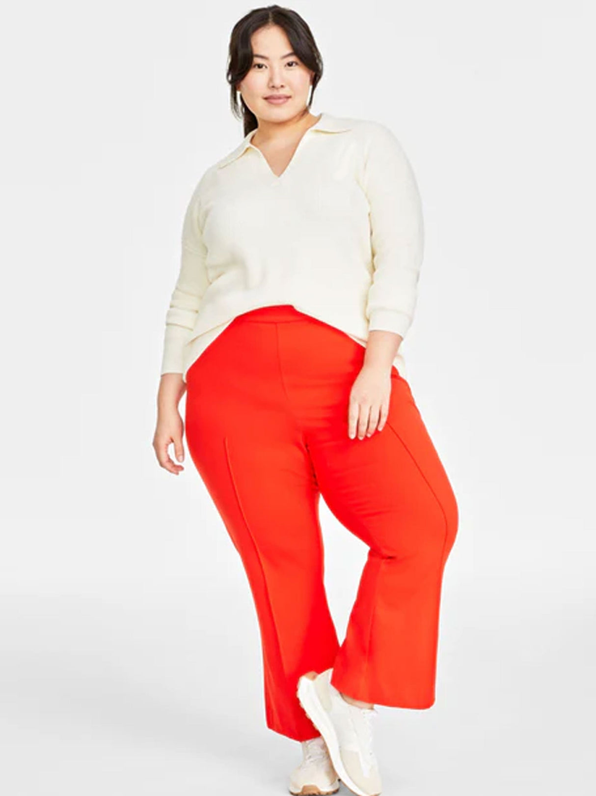 Women's Knitted Sweaters,Cream