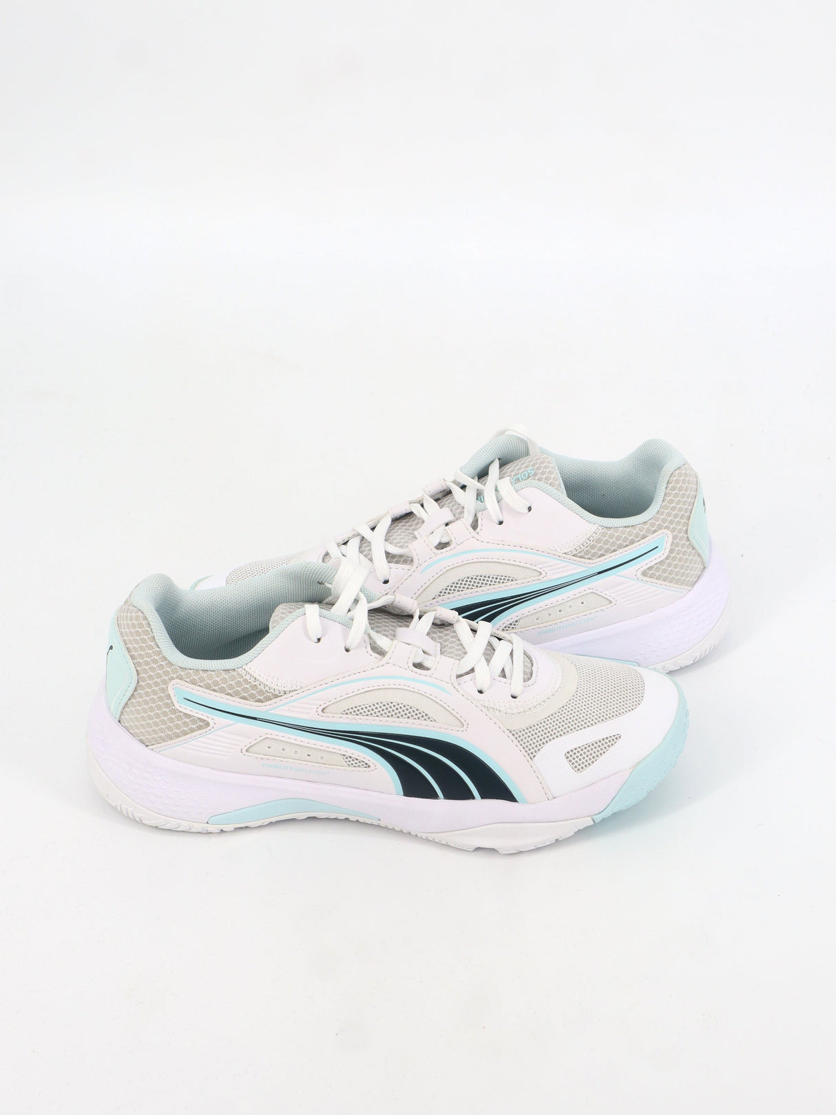 Women's Brand Logo Printed Running Shoes,White