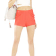 Image for Women's Plain Mid-Rise Short,Coral