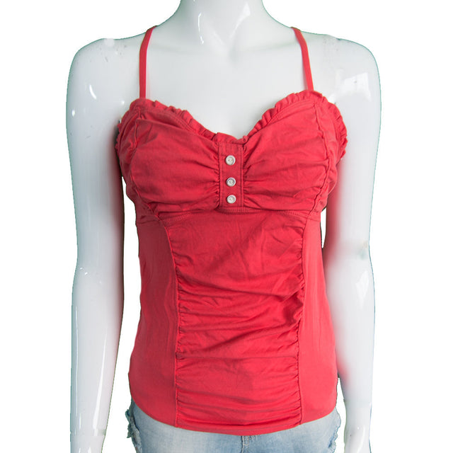 Image for Women's Smocked Casual Top,Pink Punch