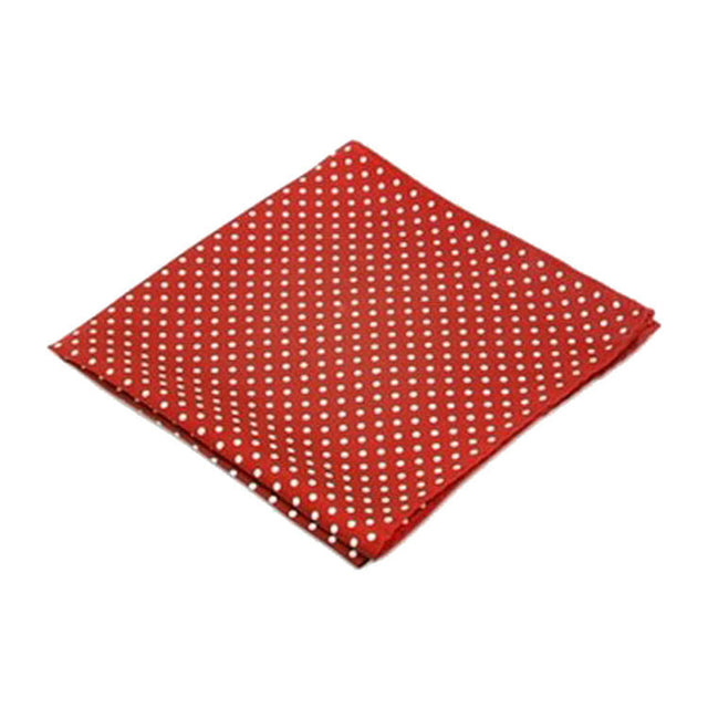 Image for Men'S Distinction Style Dot Pocket Square,Red