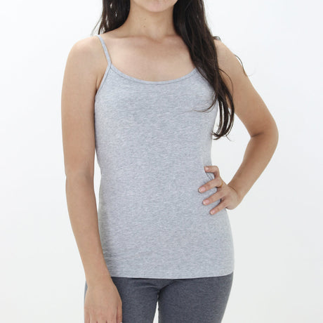 Image for Women's Stretchy Plain Sleepwear Top,Light Grey