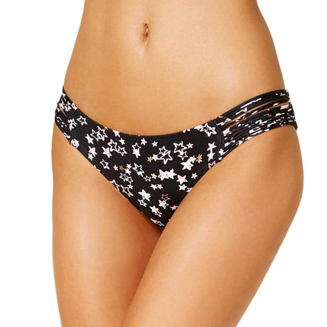 Image for Women's Stars Print Bikini Bottom,Black