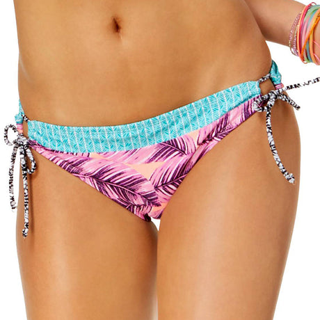 Image for Women's Leaf Breeze Printed Bikini Bottom,Pink