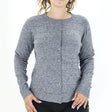 Image for Women's Button-Down Cardigan Sweater,Grey