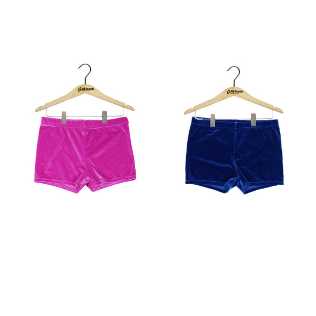 Image for Kids Girl 2 Pack Velour Dance Short,Pink/Blue