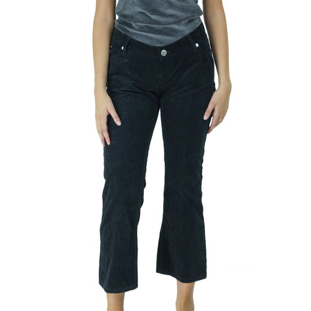 Image for Women's Corduroy Ribbed Pregnancy Pant,Black
