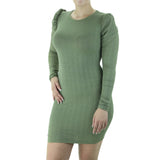 Image for Women's Ribbed Sheath Dress,Olive