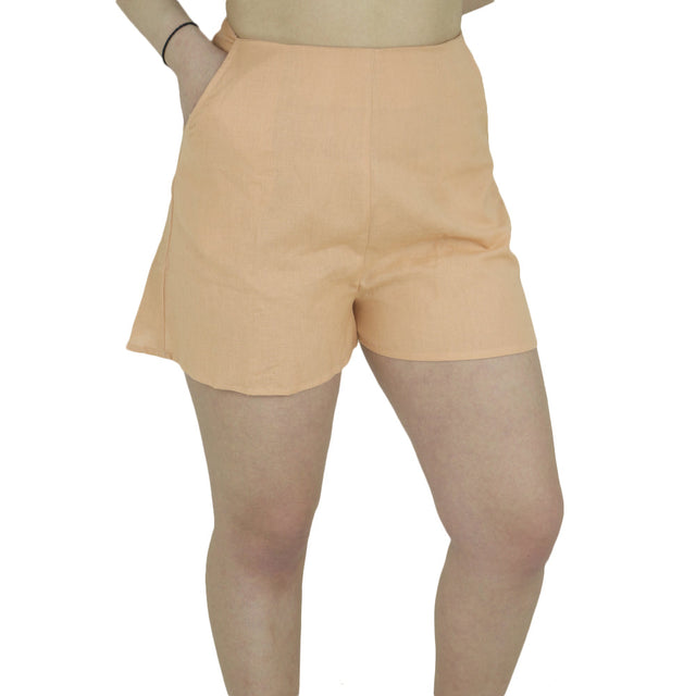 Image for Women's Regular Fit Casual Short,Peach