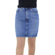 Image for Women's Plain Denim Skirt,Blue