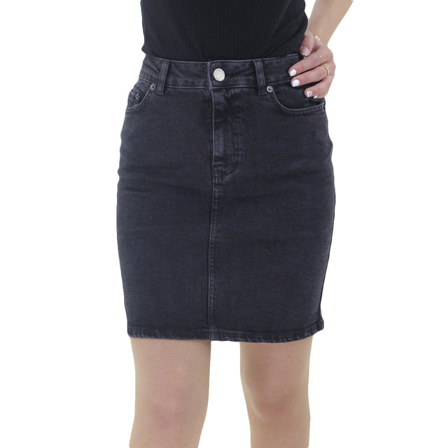 Image for Women's Plain Solid Skirt,Black