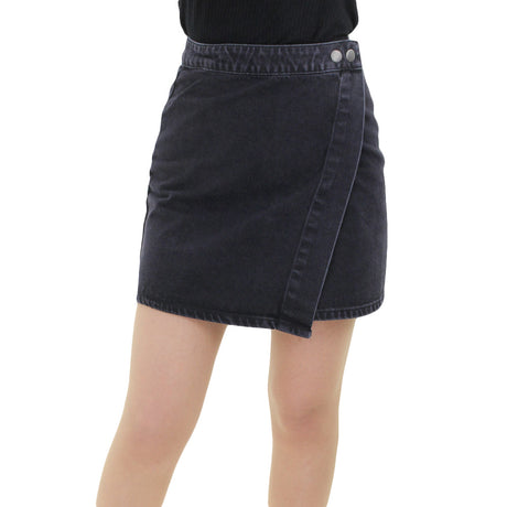 Image for Women's Plain Solid Skirt,Black