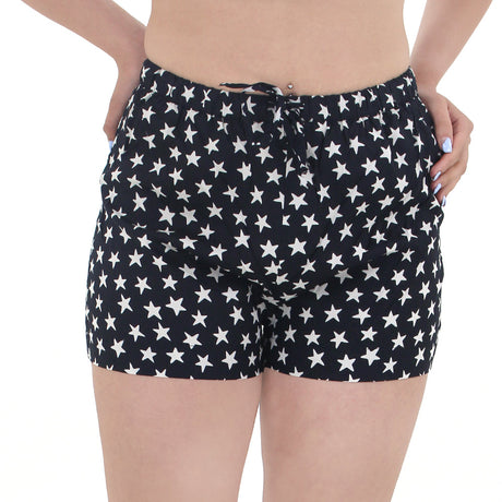Image for Women's Stars Print Short,Black