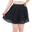 Image for Women's Embroidered Skirt,Black