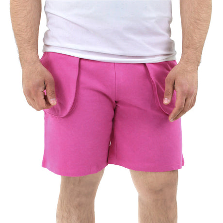 Image for Men's 2 Pockets Cotton Short,Fuchsia