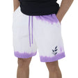 Image for Men's Tie Dye Drawstring Short,Purple/White