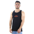 Image for Men's Graphic Back Tank Top,Black